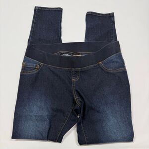 Indigo blue women’s maternity denim jeans, size medium NWOT